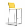Firenze bar stool charcoal black finish outdoor seating