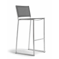 Firenze Bar Side Chair slim metal frame detail close up