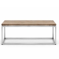Firenze Coffee Table white frame outdoor coffee table finish detail
