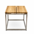 Firenze Coffee Table reclaimed wood top grain detail close up