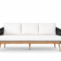 Mamoratta 3 Seater natural rope beige cushion variant