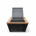Mamoratta Chaise with Wheels stacked stackable design