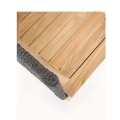 Mamoratta Lounge Chair wood leg joinery detail close up