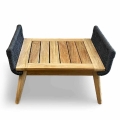 Mamoratta Ottoman wood frame side detail