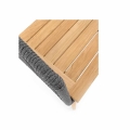 Mamoratta Love Seat wood frame surface detail close up