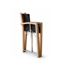Newport Yacht Chair side angled view folding brace