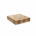 Wellington Butcher Block Square Teak Side Table