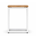 Firenze C Table marble-effect stone top detail close up