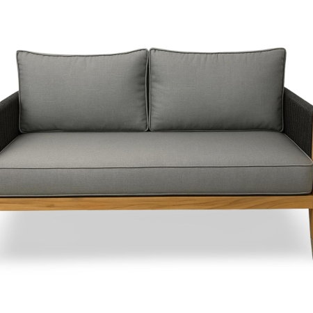 Oslo Loveseat Charcoal Rope M F37 13 mm