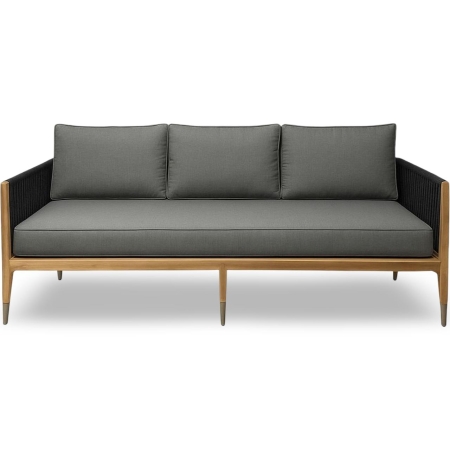 Oslo Sofa 3 Seater Charcoal Rope MK F37 13 mm Pic