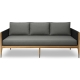 Oslo Sofa 3 Seater Charcoal Rope MK F37 13 mm Pic