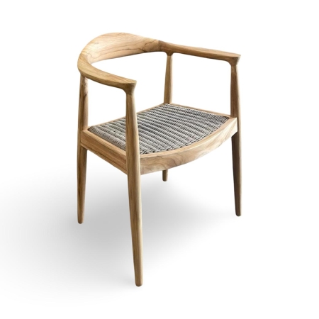 Roskilde-Dining-Arm-Chair-Griege-Rope-MKR15