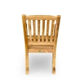 Halifax rocking chair back view slatted backrest