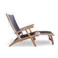 Breathable mesh weave close up outdoor deck chair back