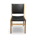 Dark Cuban White Cuban side chairs dining table lifestyle
