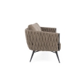 Deep set outdoor cushions texture close up Sorrento collection