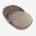 Sorrento Daybed front view powder coated cast aluminium frame base detail