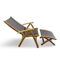 Newport recliner full lounging position side view