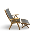 Newport recliner reclined position angle view